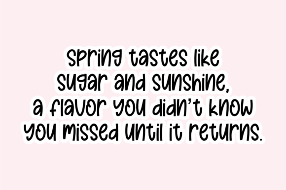 Spring Candy Font preview 3