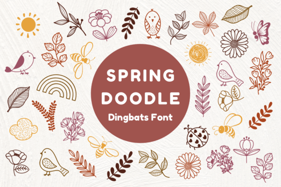 Spring Doodle Font preview 2