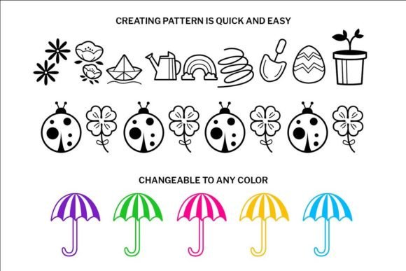 Spring Doodle Font preview 5
