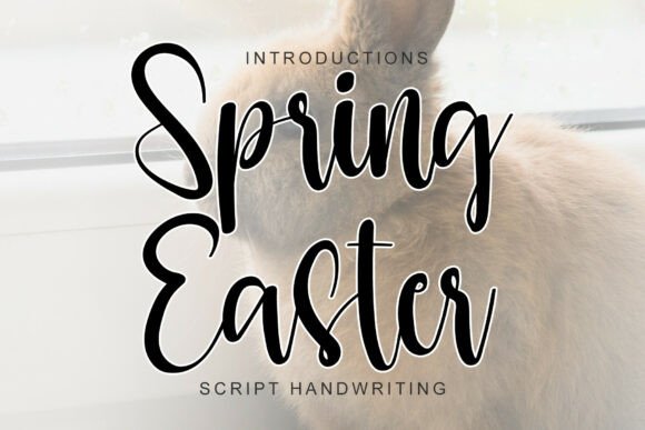 Spring Easter Font Spring Easter Font