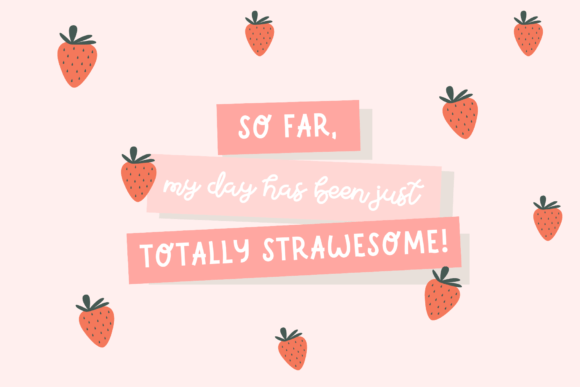 Beach Lover Tropical Drinks Duo Font preview 2