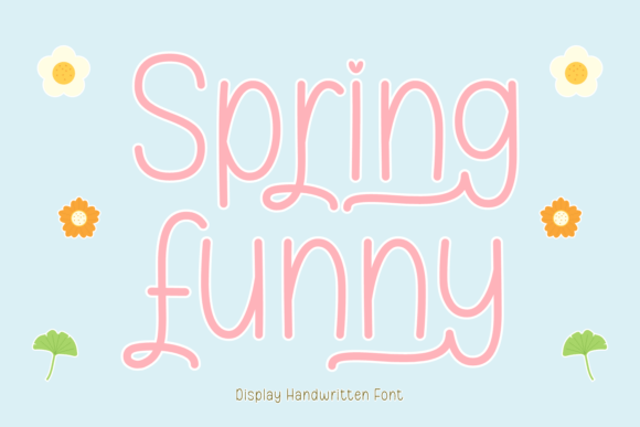 Spring Funny Font