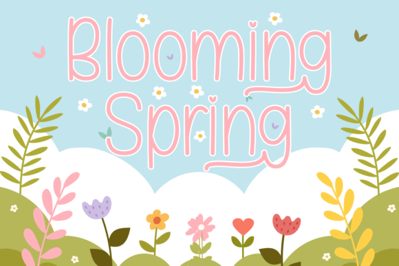 Spring Funny Font preview 4