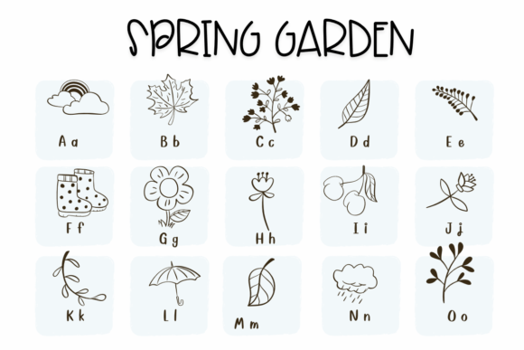Spring Garden Font preview 2