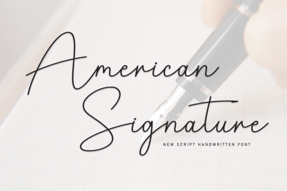 American Signature Font American Signature Font