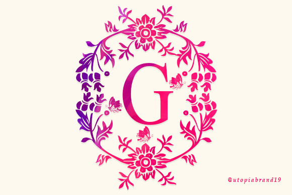 Spring Monogram Font