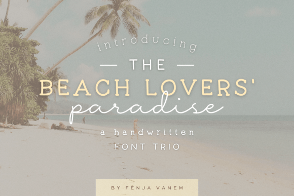 Beach Lovers Paradise Font Beach Lovers Paradise Font