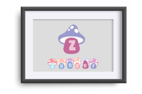 Spring Mushrooms Font preview 3