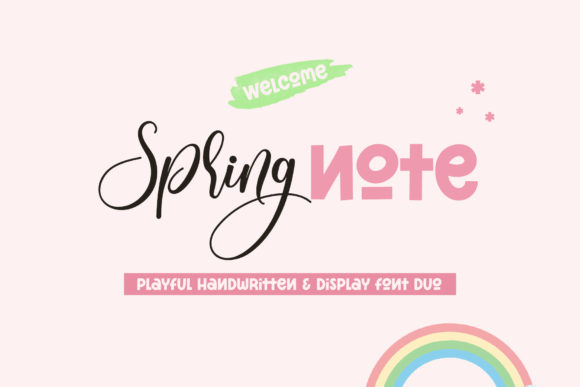Spring Note Font Spring Note Font