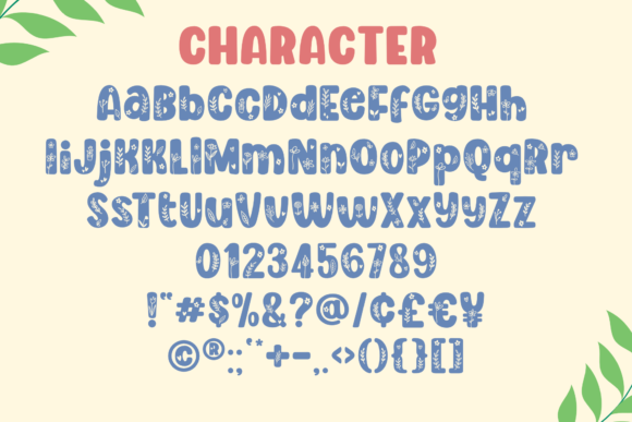Spring Smile Font preview 2