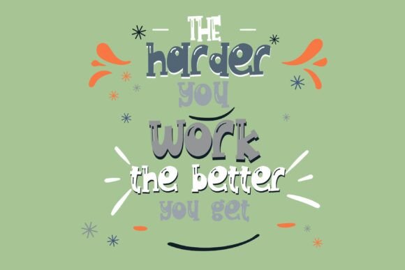 Catercorner Font preview 3