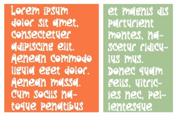 Catercorner Font preview 4