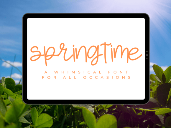 Springtime Font