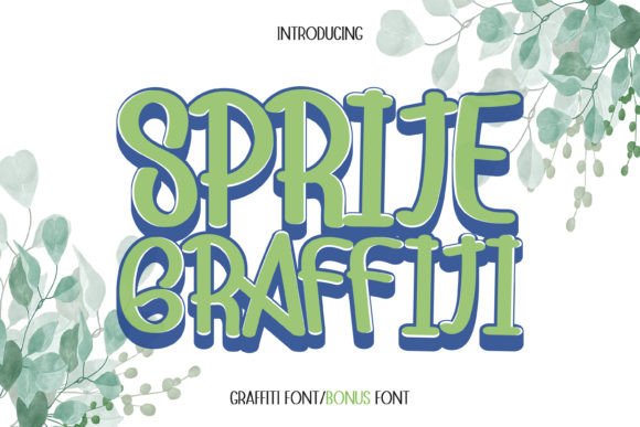 Sprite Graffiti Font preview 2