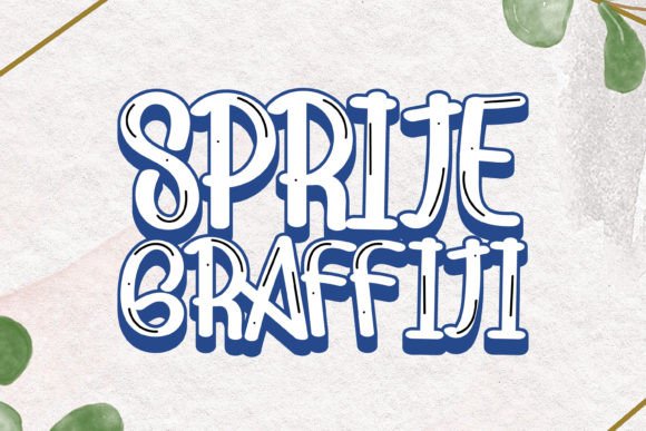 Sprite Graffiti Font preview 3