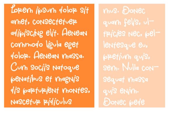 Spritzer Font preview 3