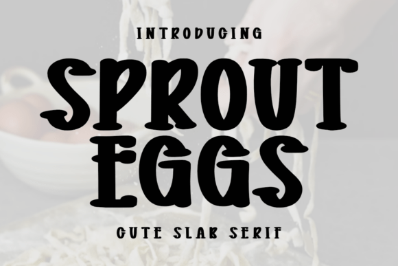 Sprout Eggs Font preview 2