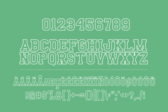 Squad Font preview 4