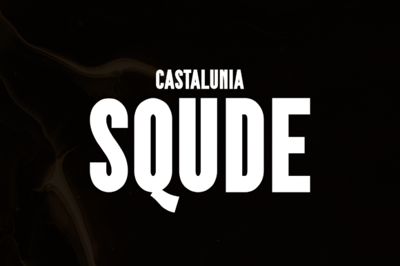 Squde Castalunia Font