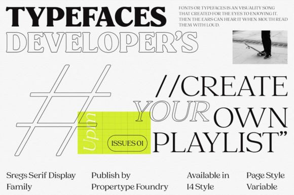 Sregs Serif Display Font preview 3