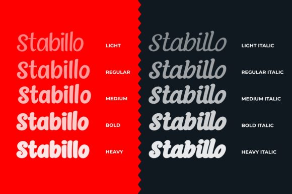 Stabillo Font preview 3