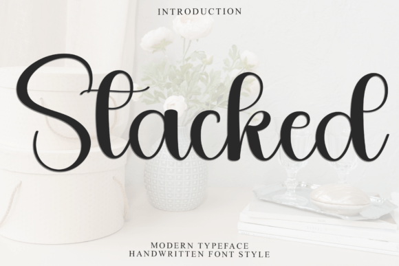 Stacked Font preview 2