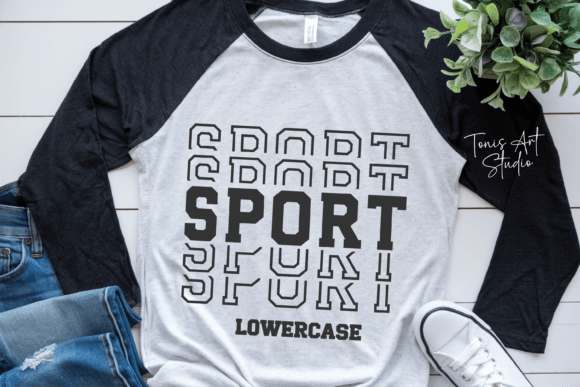 Stacked Varsity Font preview 4