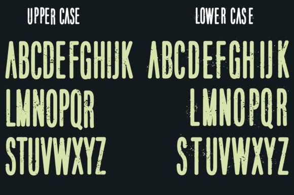 Stampy Font preview 3
