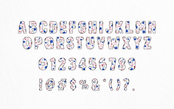 Star Army Font preview 4