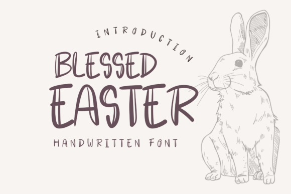 Blessed Easter Font Blessed Easter Font