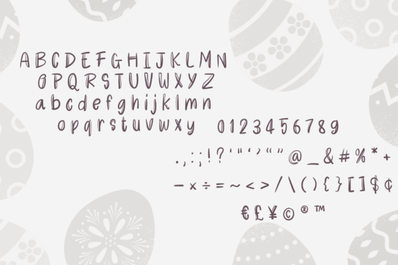 Blessed Easter Font preview 2