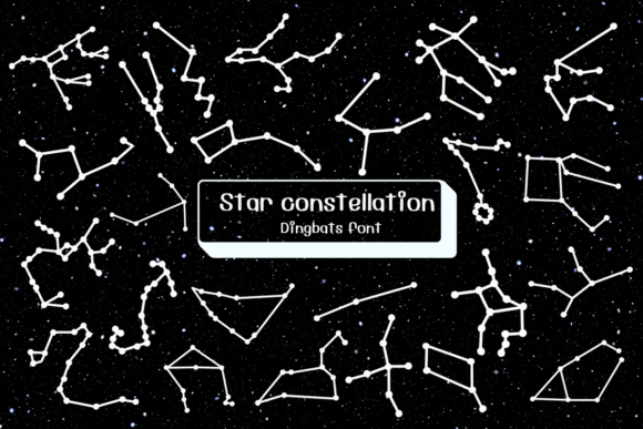 Star Constellation Font