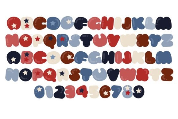 Star Dot Font preview 3