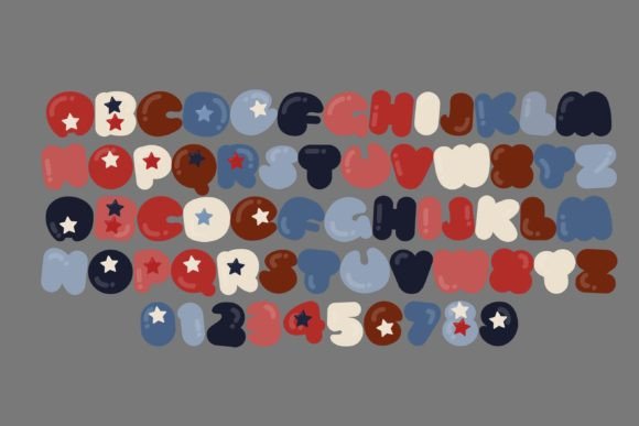 Star Dot Font preview 4