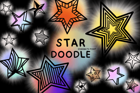 Star Doodle Font