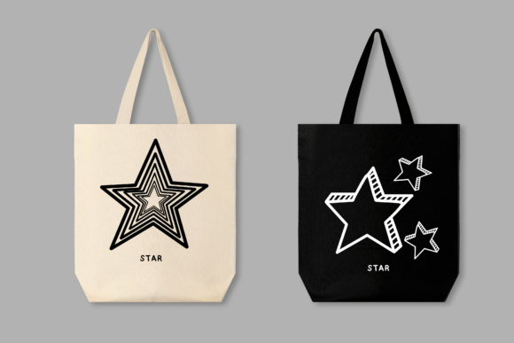 Star Doodle Font preview 3