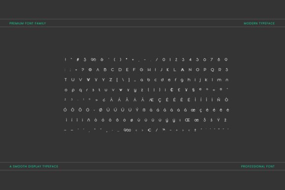 Cayano Pro Font preview 2