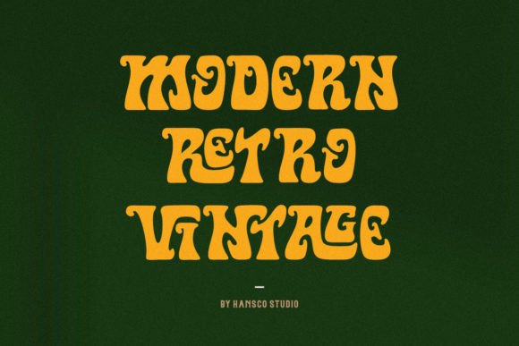 Star Vintage Font preview 2