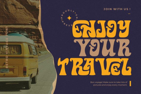 Star Vintage Font preview 4