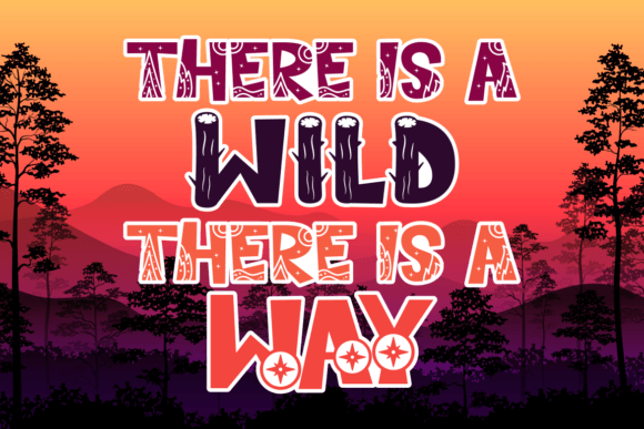 Cedar Heaven Font preview 2