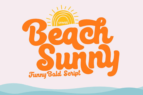 Beach Sunny Font Beach Sunny Font
