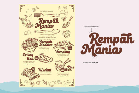 Beach Sunny Font preview 4