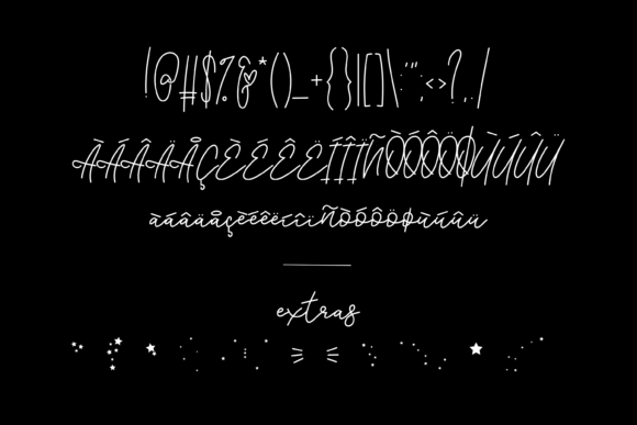Starlight Font preview 3