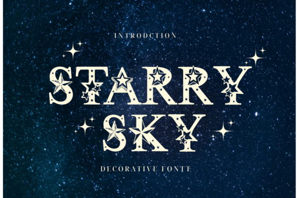 Starry Sky Font