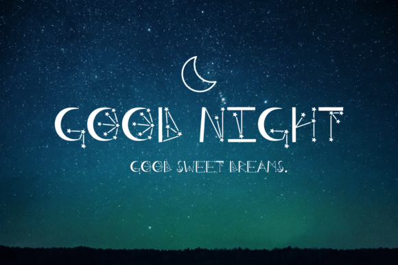 Stars Font preview 6