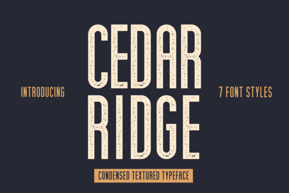 Cedar Ridge Font