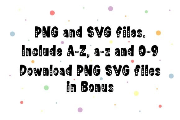 Stars Rainbow Font preview 4