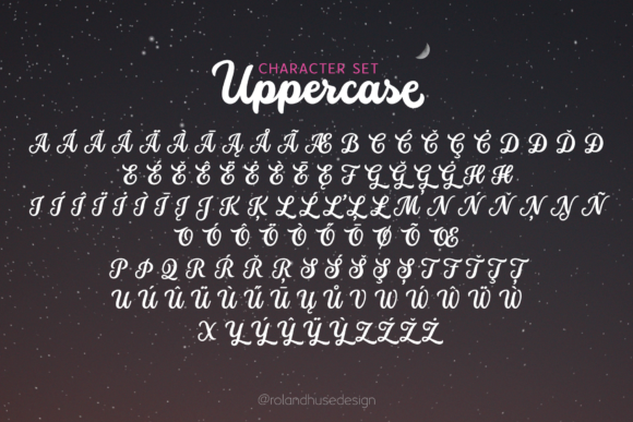 Stars & Love Font preview 3