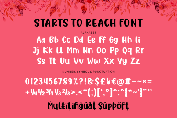Stars to Reach Font preview 4