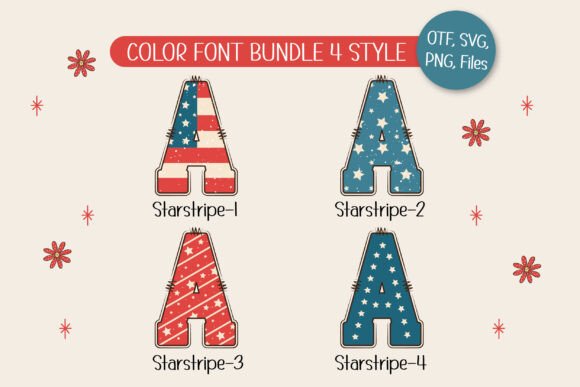 Starstripe Font preview 2